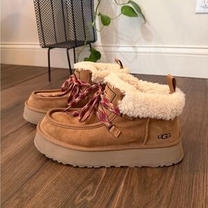 Womens UGG® Funkarra Cabin Cuff Boot - Chestnut